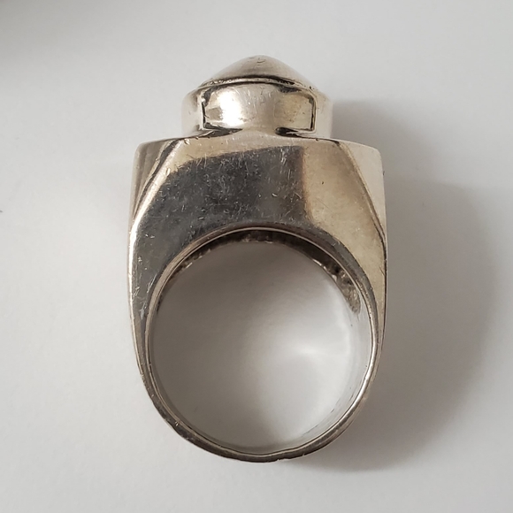 Sterling Silver 925 Pointer Ring - Picture 2 of 10